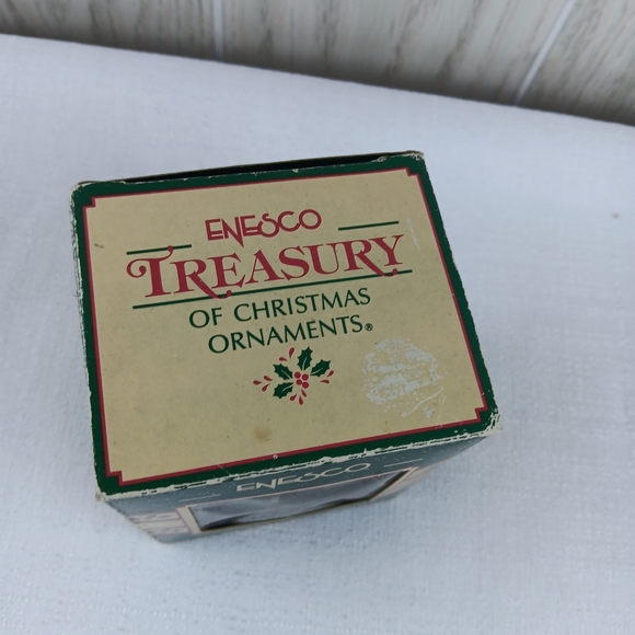 Vintage 80s Enesco Special Delivery Mouse mailing letter mail box Red post box - Picture 9 of 12